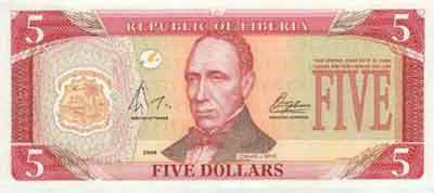 Liberian Dollar Banknote
