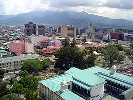 Photo of the city of San Jos&eacute;